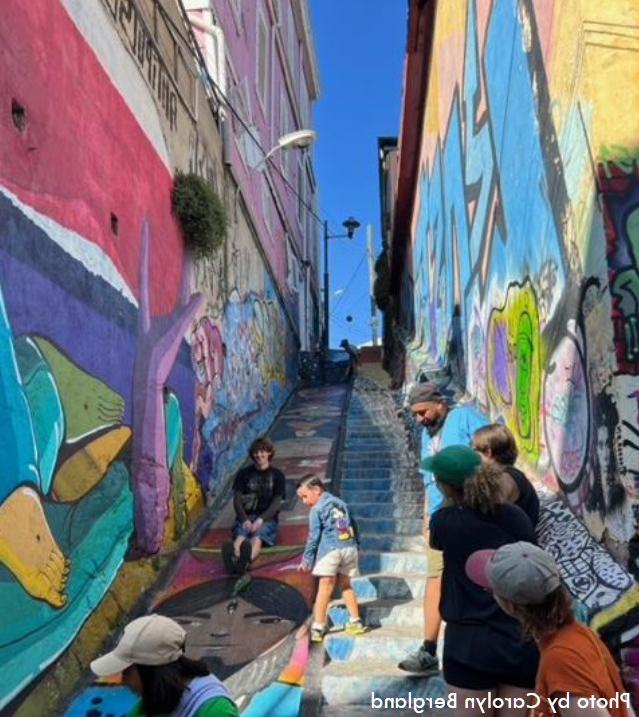 Photo by Carolyn Bergland Street Art in Cerro Alegre, Valparaiso